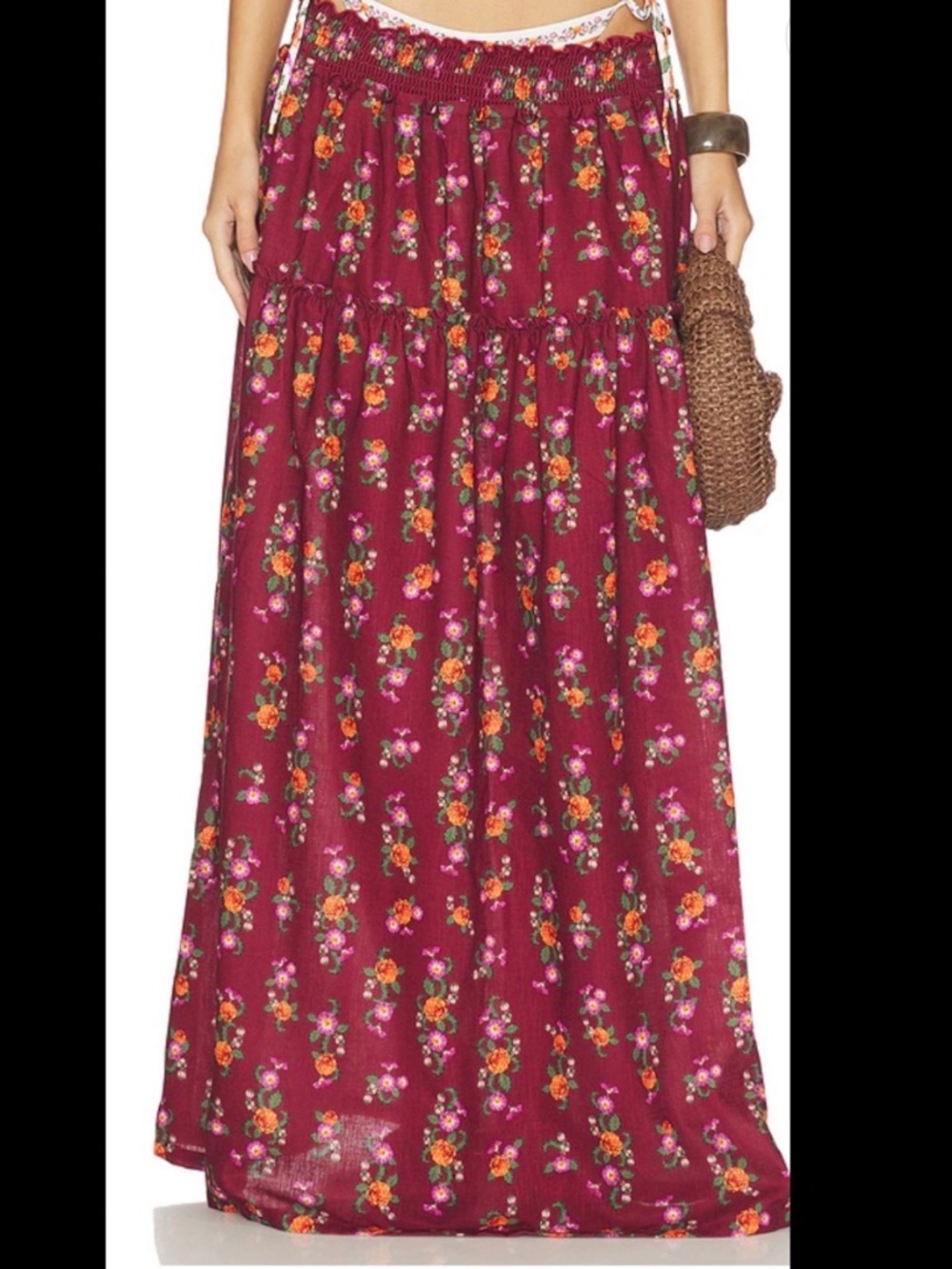 x REVOLVE Jenna Skirt in Print Agua Bendita